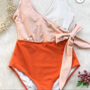 Color block swimsuit